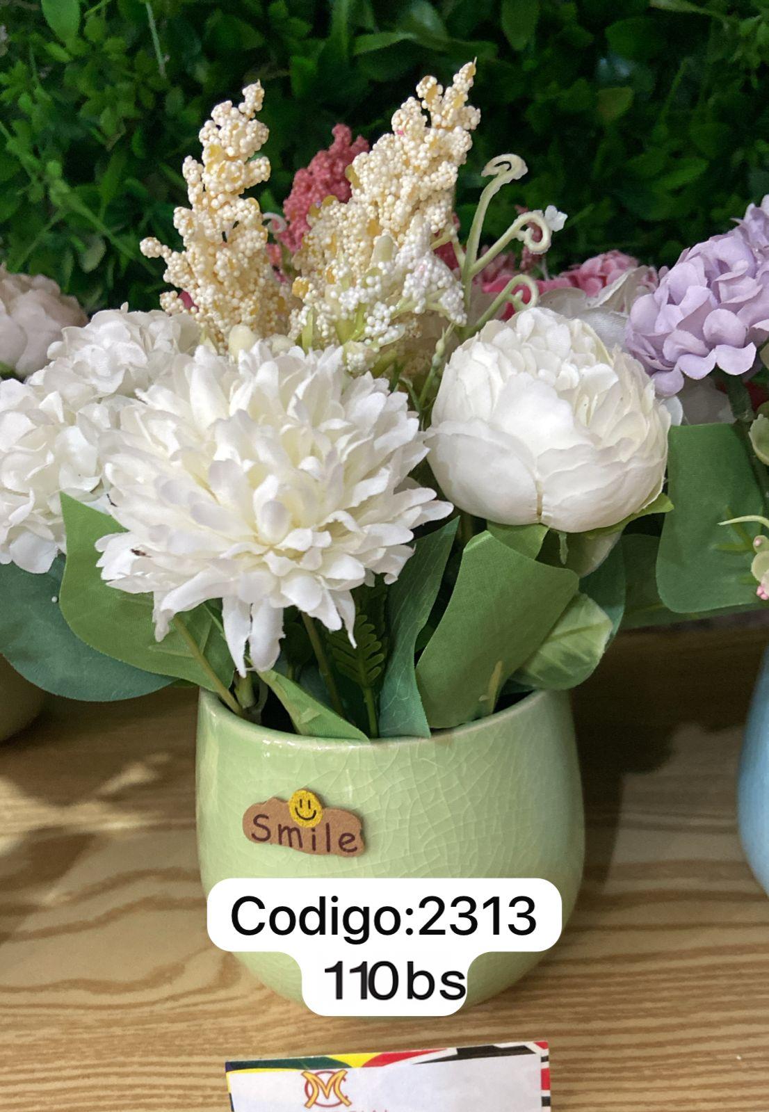 Flores de plástico-2313